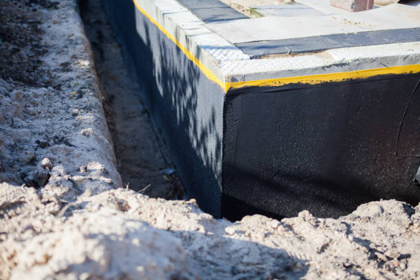 Residential Emergency Waterproofing installation at a Patchogue, NY home by SJ Waterproofing Pros